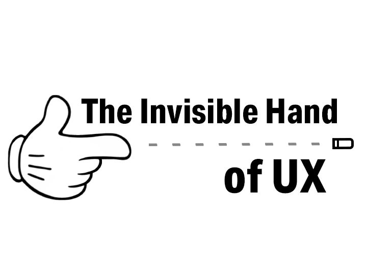 The Invisible Hand of UX — print logo